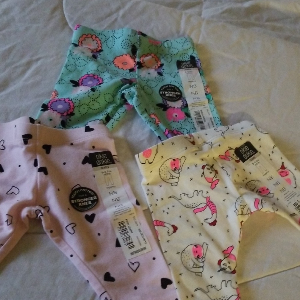 Lot of 3 new born leggings